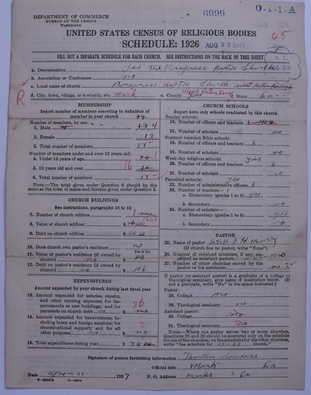 Scan of Negro Baptists: 6999