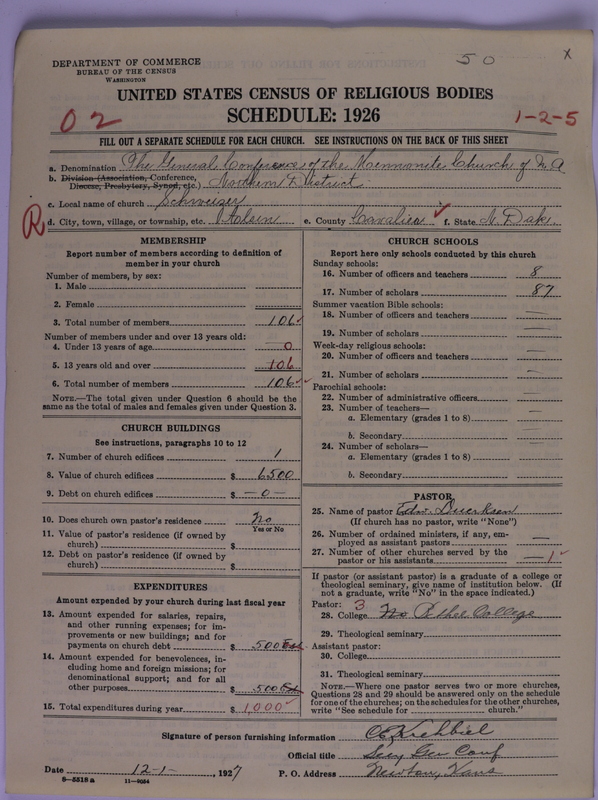 Scan of General Conference of the Mennonite Church of North America: 50