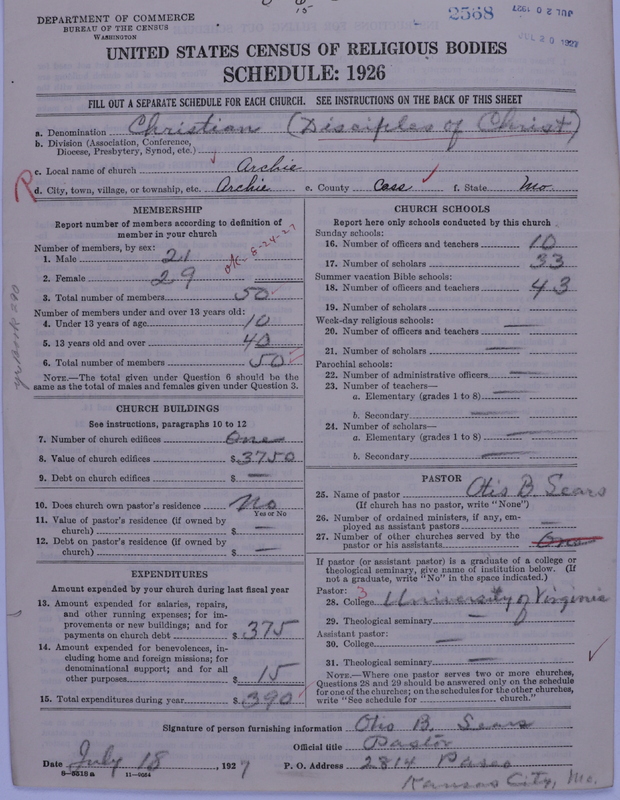 Scan of Disciples of Christ: 2568