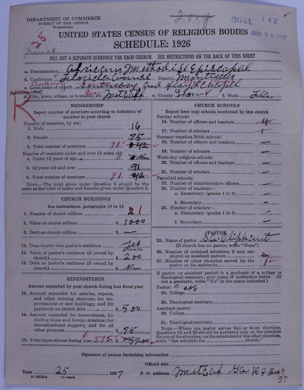 Scan of African Methodist Episcopal Church: 3641