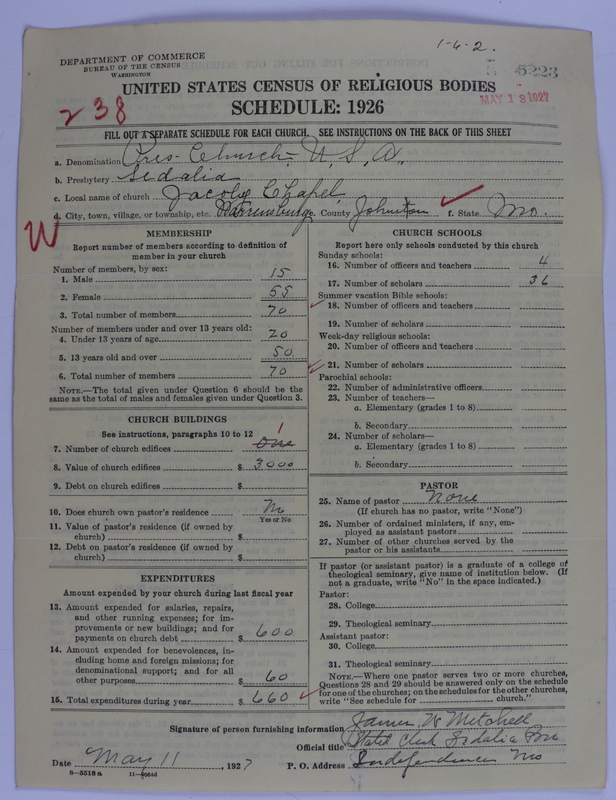 Scan of Presbyterian Church in the United States of America: 5223