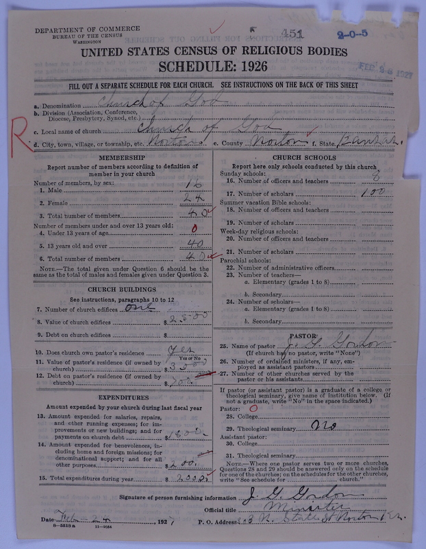 Scan of Church of God (Headquarters, Anderson, Ind.): 451