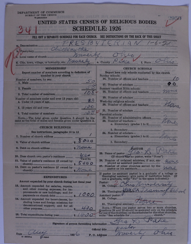 Scan of Presbyterian Church in the United States of America: 2950