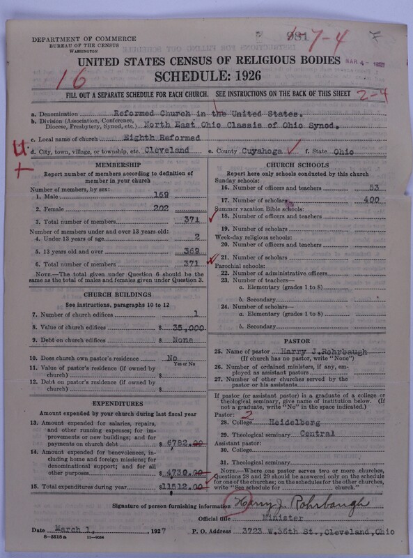 Scan of Reformed Church in the United States: 981