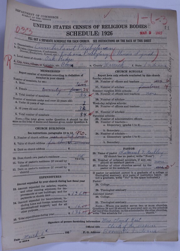 Scan of Cumberland Presbyterian Church: 11