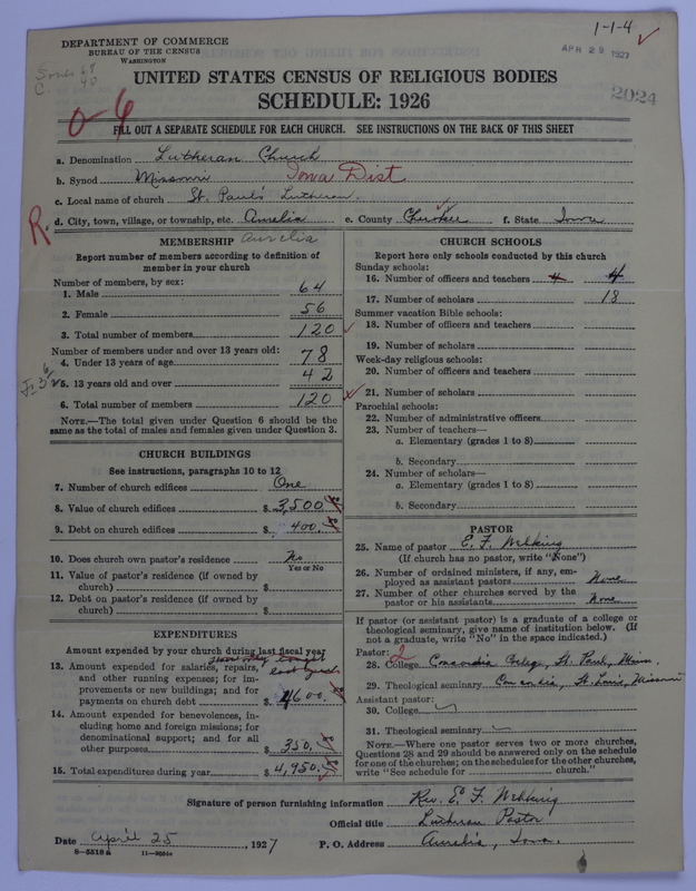 Scan of Evangelical Lutheran Synodical Conference of America: Evangelical Lutheran Synod of Missouri, Ohio, and Other States: 2024