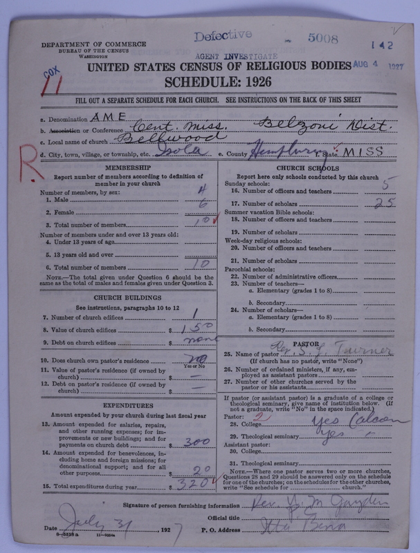 Scan of African Methodist Episcopal Church: 5008