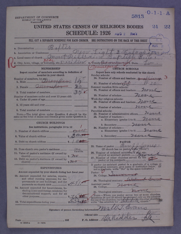 Scan of Negro Baptists: 5813