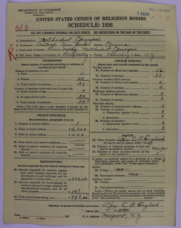 Scan of Methodist Episcopal Church: 1409