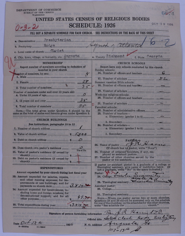 Scan of Presbyterian Church in the United States of America: 6674