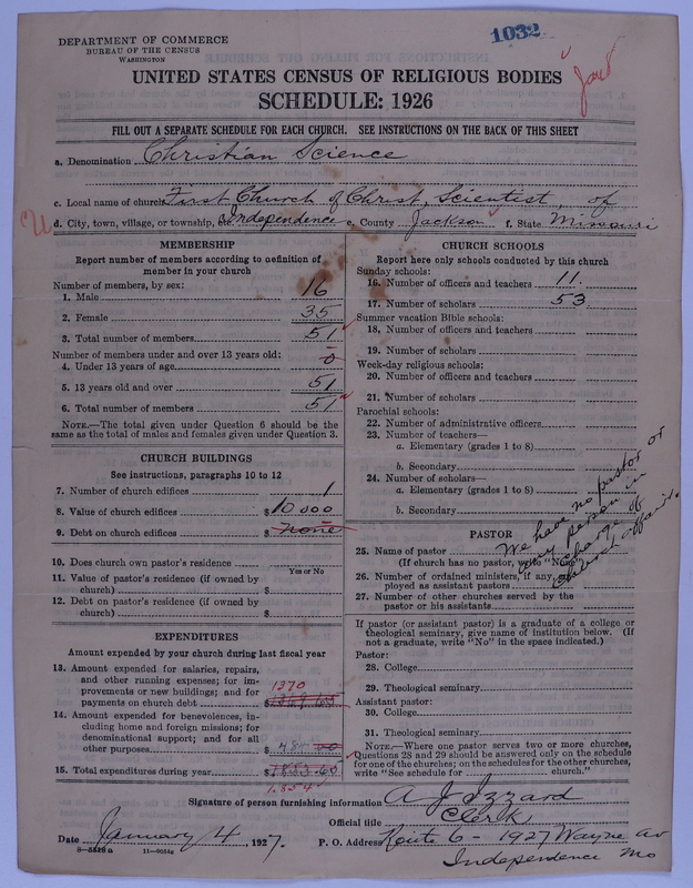 Scan of Church of Christ, Scientist: 1032