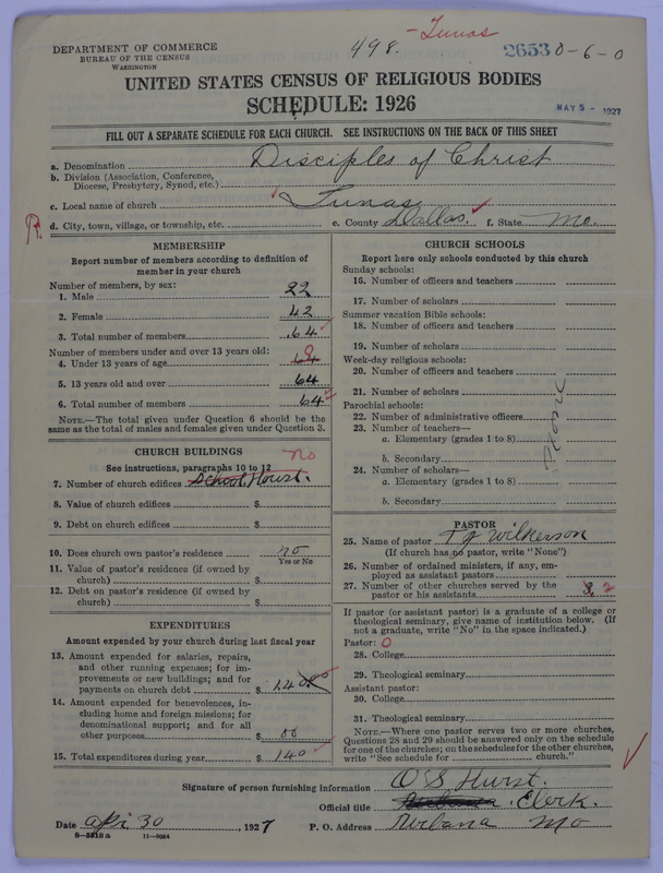 Scan of Disciples of Christ: 2653