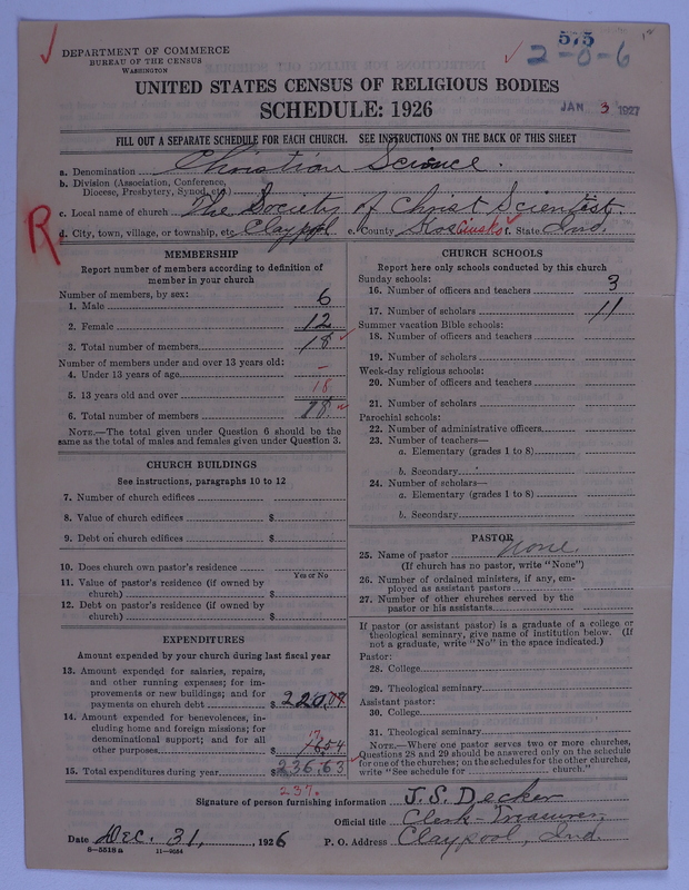 Scan of Church of Christ, Scientist: 575