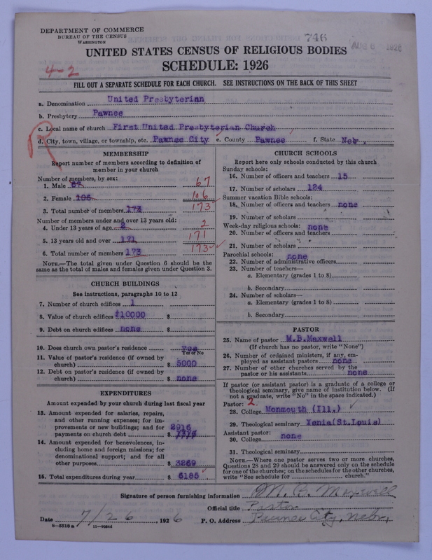 Scan of United Presbyterian Church of North America: 746