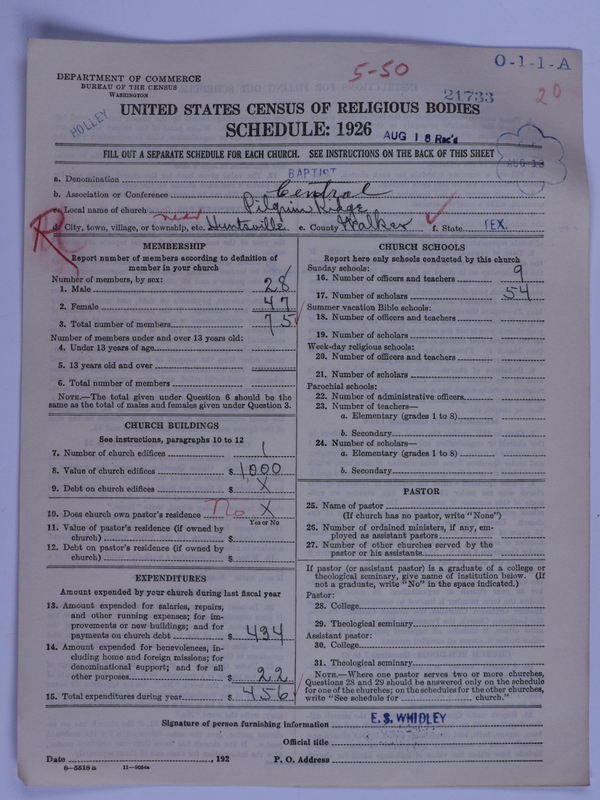 Scan of Negro Baptists: 21733