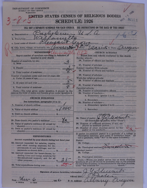 Scan of Presbyterian Church in the United States of America: 8511