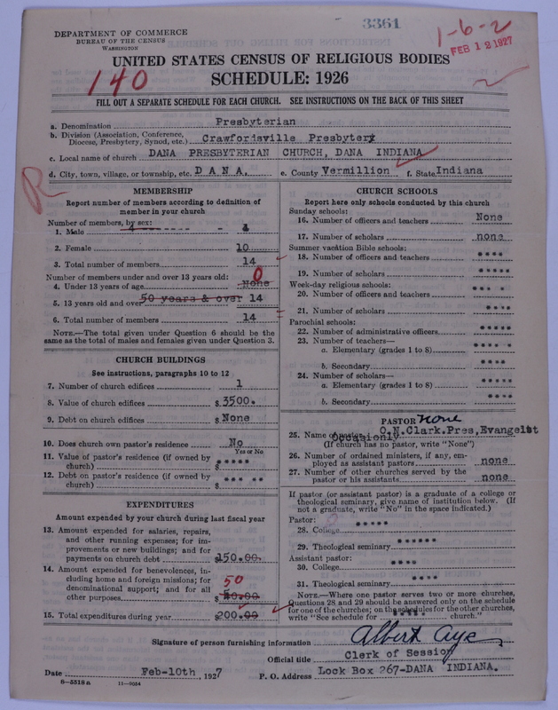 Scan of Presbyterian Church in the United States of America: 3361