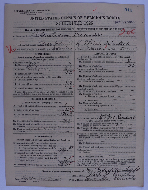 Scan of Church of Christ, Scientist: 515