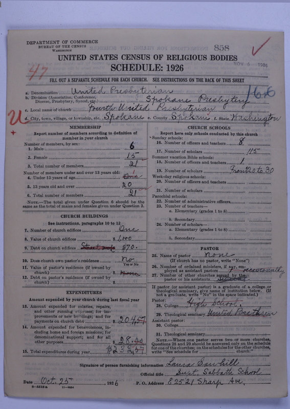 Scan of United Presbyterian Church of North America: 858