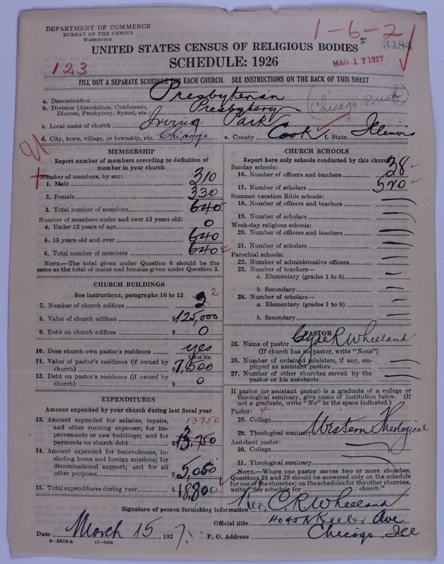 Scan of Presbyterian Church in the United States of America: 3484
