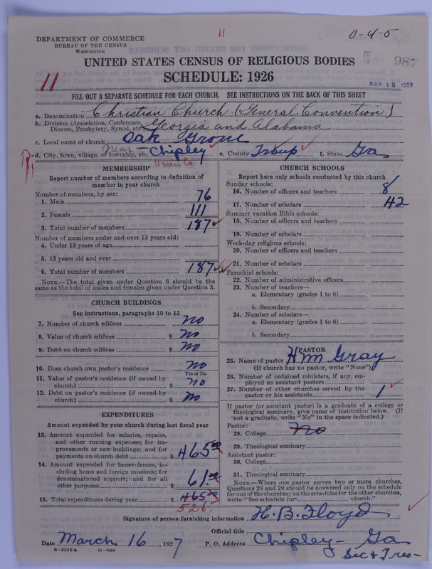 Scan of Christian Church (General Convention of the Christian Church): 987