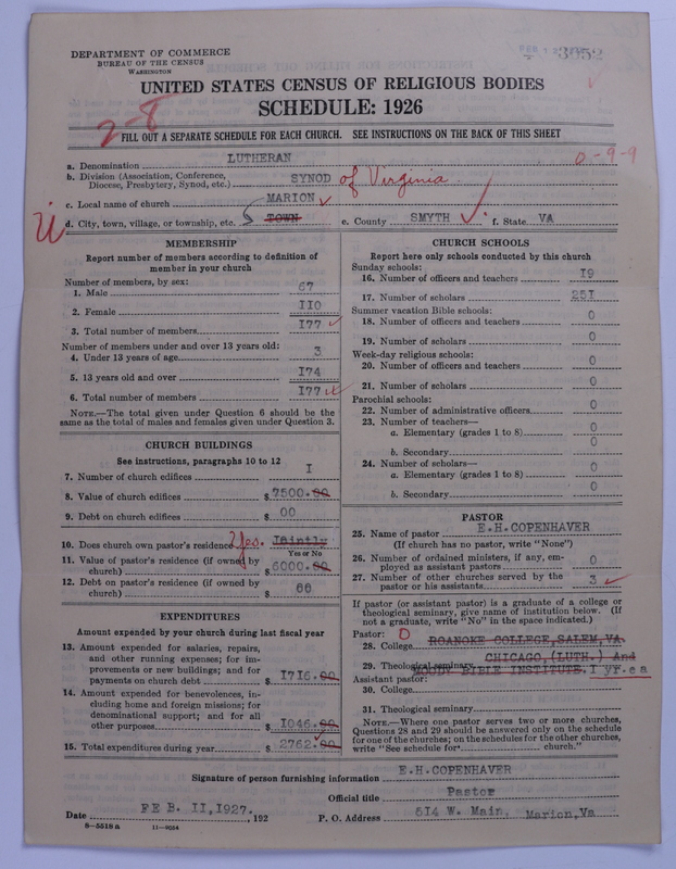 Scan of United Lutheran Church in America: 3052