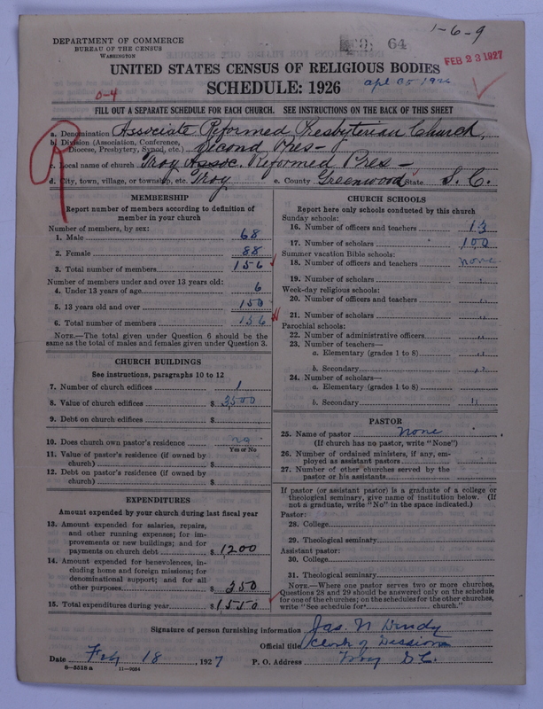 Scan of Associate Reformed Presbyterian Church: 64