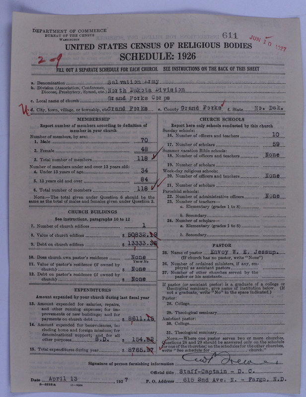 Scan of Salvation Army: 611