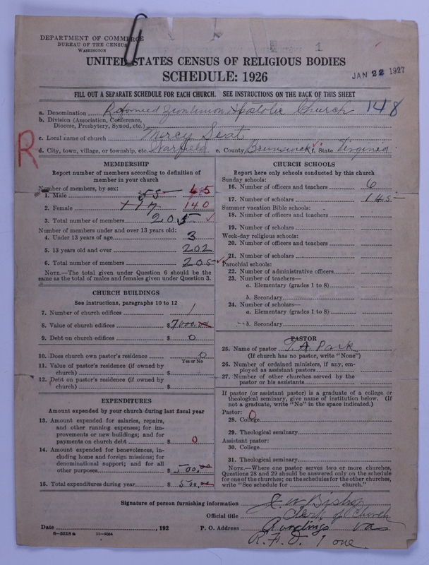 Scan of Reformed Zion Union Apostolic Church: 1