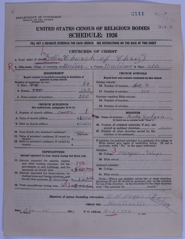 Scan of Churches of Christ: 2111