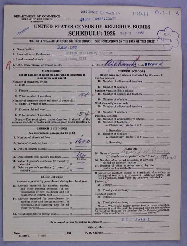 Scan of Negro Baptists: 10033