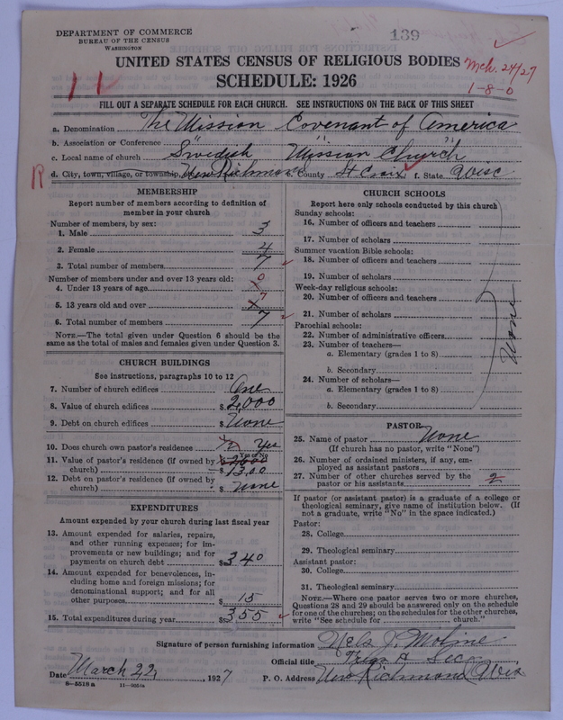 Scan of Swedish Evangelical Mission Covenant of America: 139