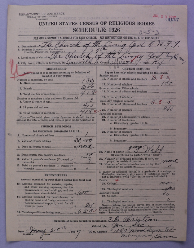 Scan of Church of the Living God, Christian Workers for Fellowship: 37