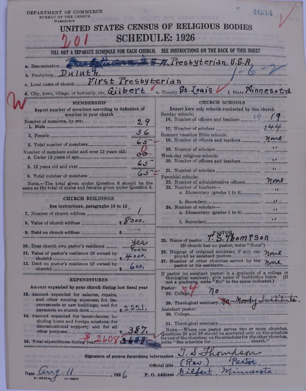 Scan of Presbyterian Church in the United States of America: 4634