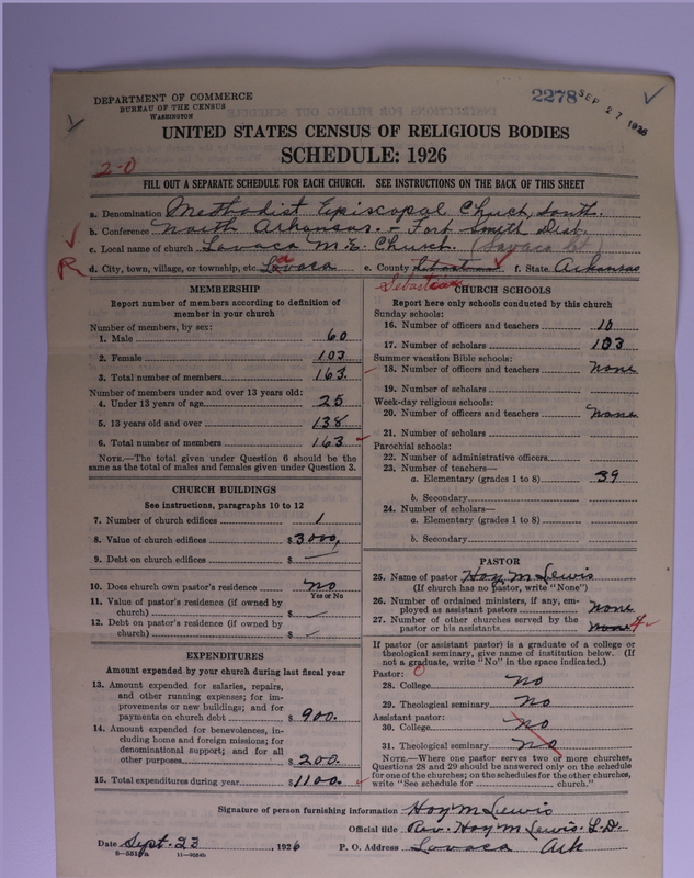 Scan of Methodist Episcopal Church, South: 2278