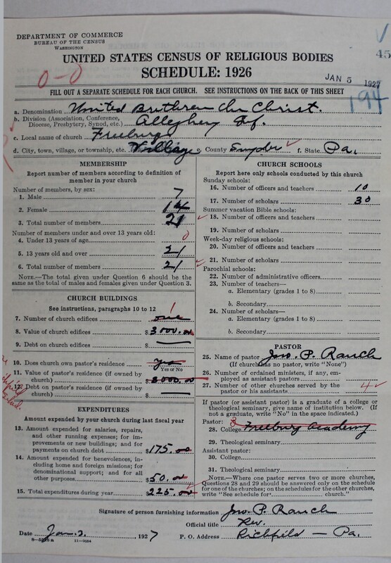 Scan of Church of the United Brethren in Christ: 458