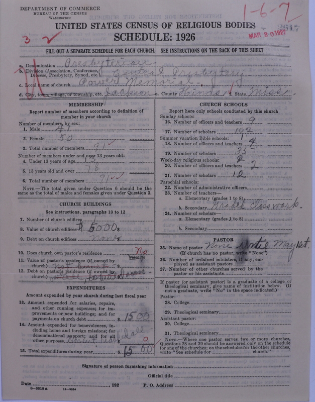 Scan of Presbyterian Church in the United States: 2617