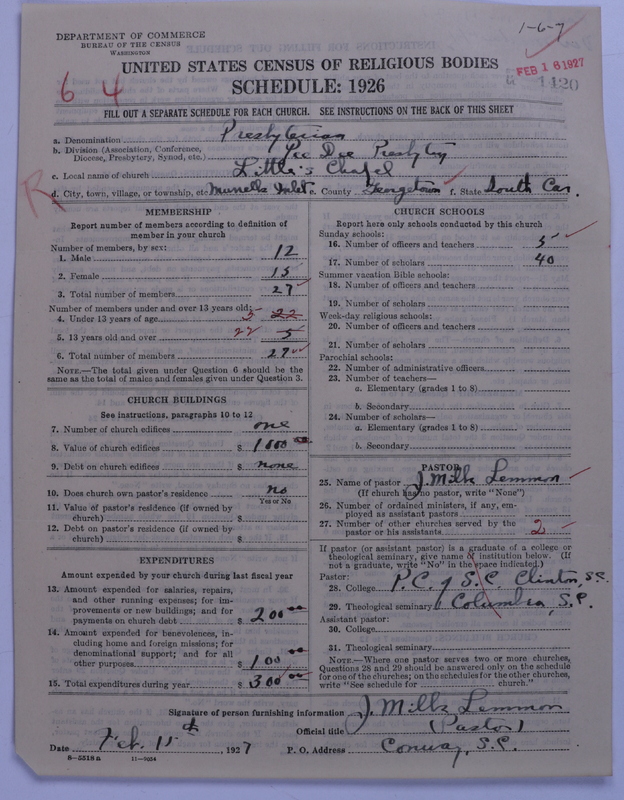 Scan of Presbyterian Church in the United States: 1420