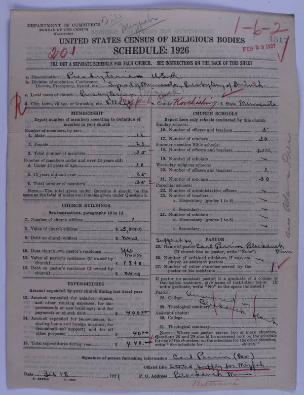 Scan of Presbyterian Church in the United States of America: 4517