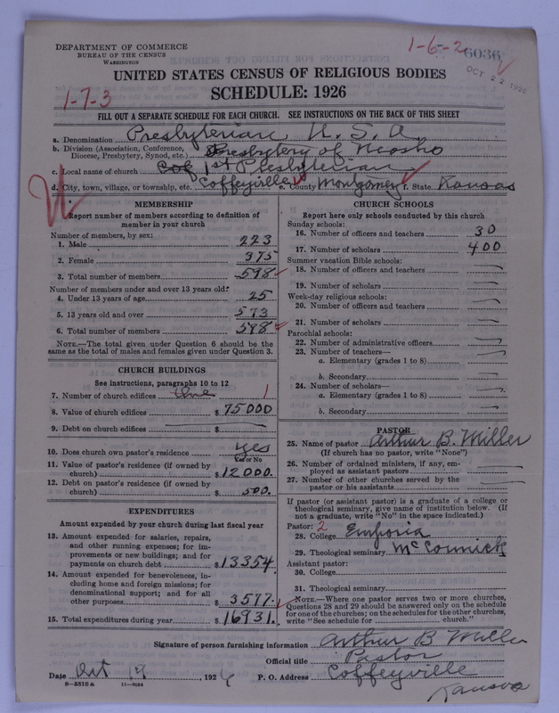 Scan of Presbyterian Church in the United States of America: 6036