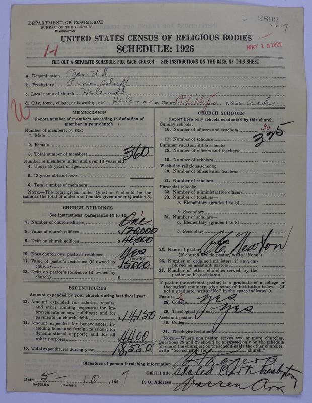 Scan of Presbyterian Church in the United States: 2892