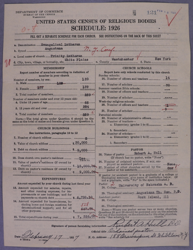 Scan of Evangelical Lutheran Augustana Synod of North America: 121