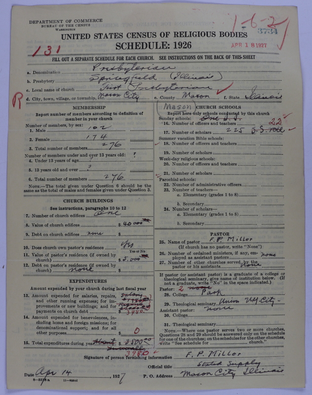 Scan of Presbyterian Church in the United States of America: 3734