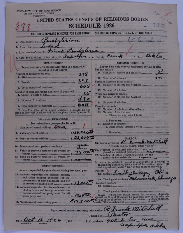 Scan of Presbyterian Church in the United States of America: 7347
