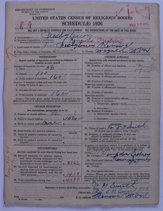 Scan of Presbyterian Church in the United States: 721