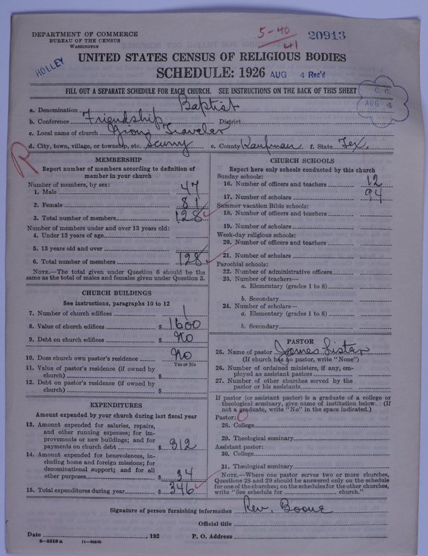 Scan of Negro Baptists: 20913