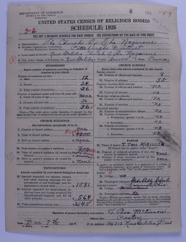 Scan of Church of the Nazarene: 92