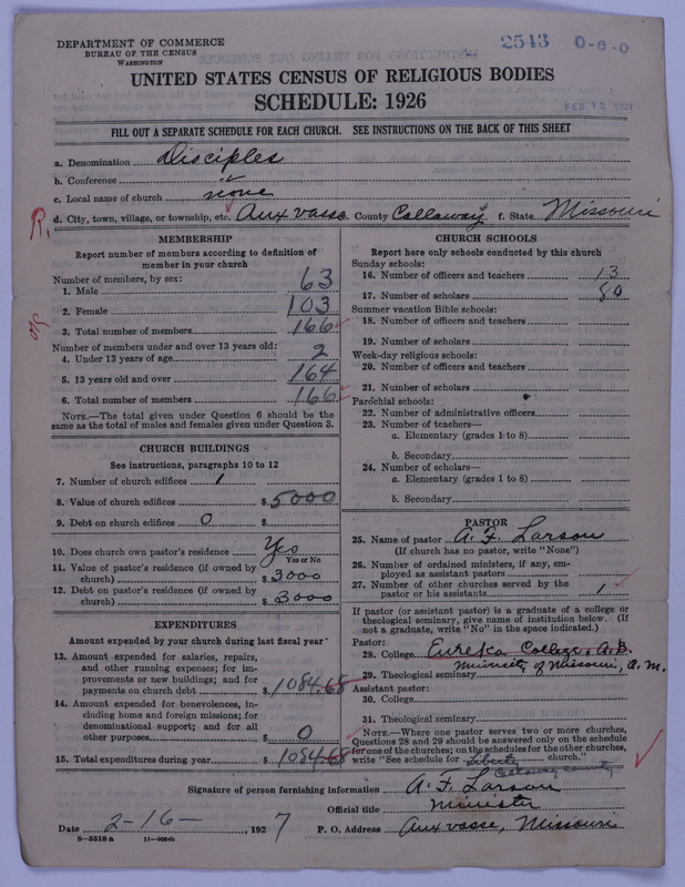 Scan of Disciples of Christ: 2543