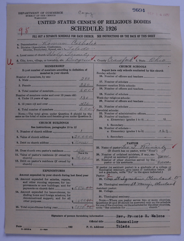 Scan of Roman Catholic Church: 6694