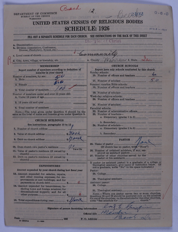 Scan of Disciples of Christ: 2402